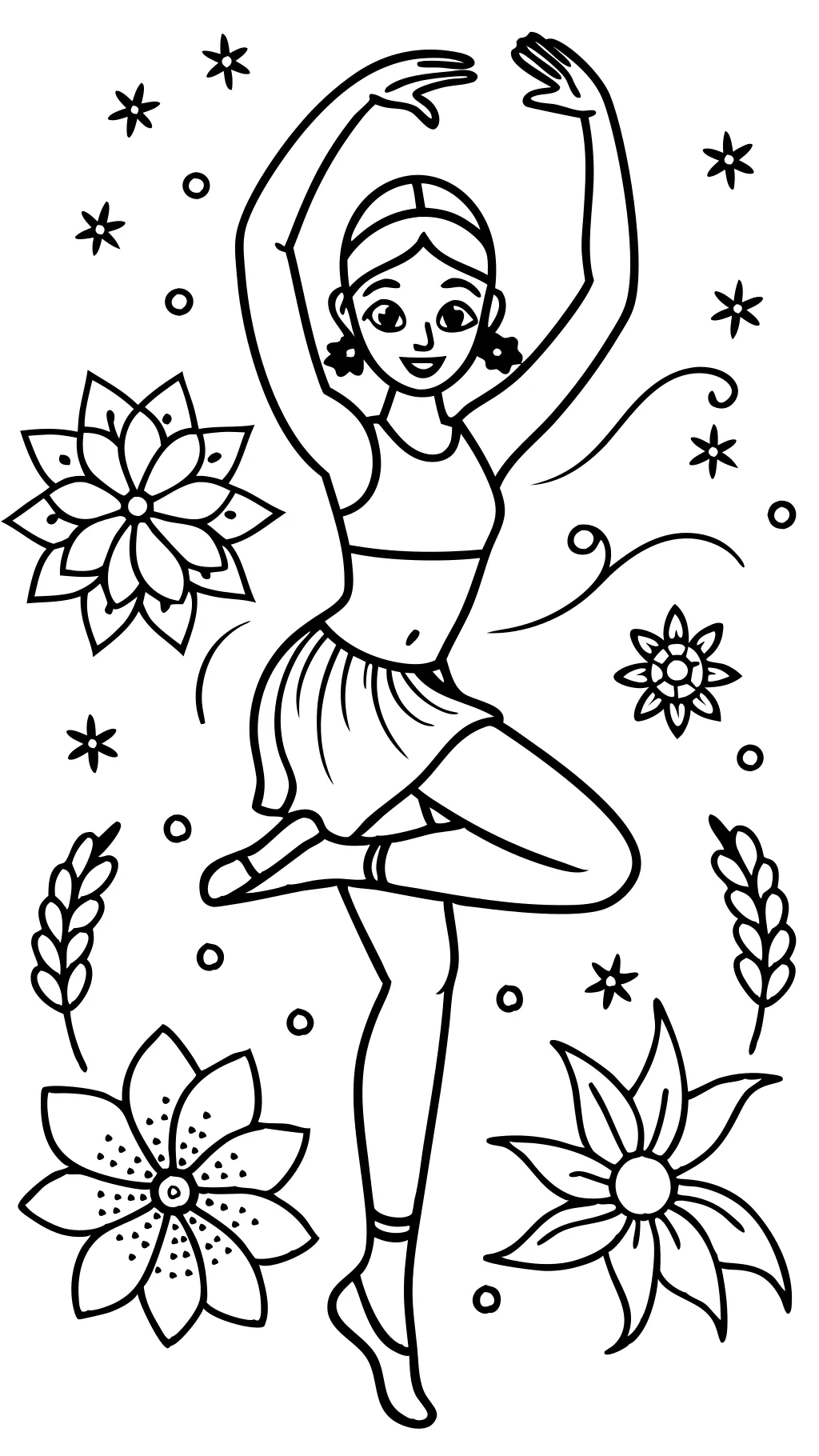 dancer coloring pages